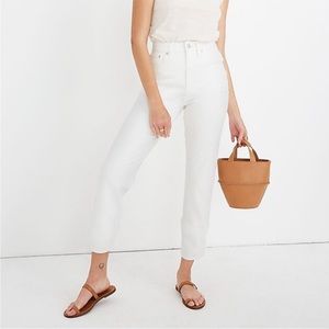 Madewell Classic Straight Jeans in Tile White